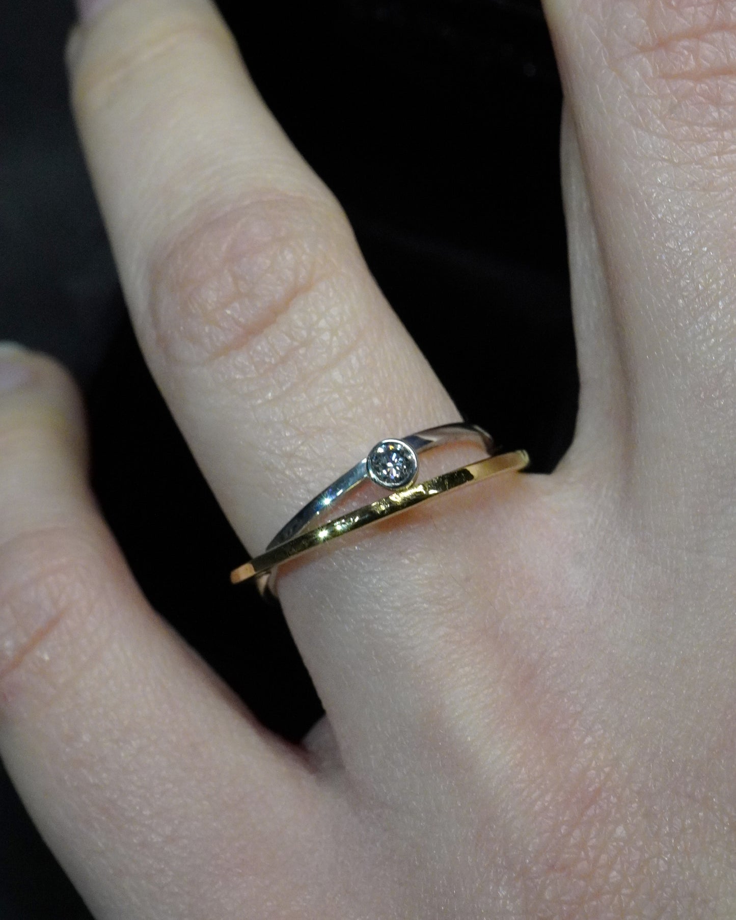 Modèle "ellipse" bicolore