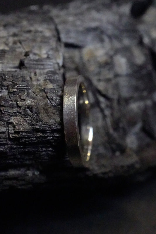 Bague réticulée fine (argent 940 recyclé)