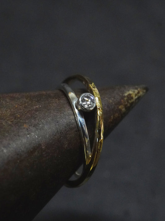 Modèle "ellipse" bicolore