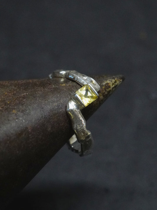 Solitaire "fusion" serti princesse